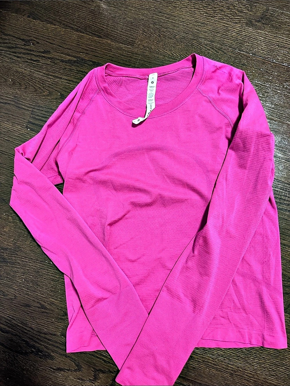 lululemon Swiftly Tech Long-Sleeve Shirt 2.0 Pink Size 8